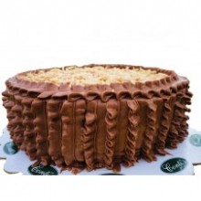 Almond Choco Sansrival by Contis Cake.